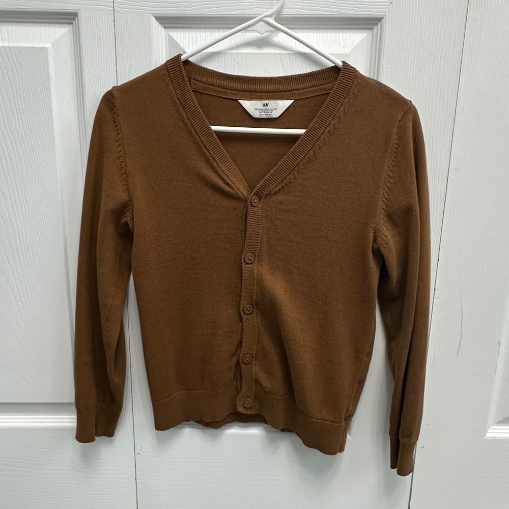 H&M Camel Knit Cardigan